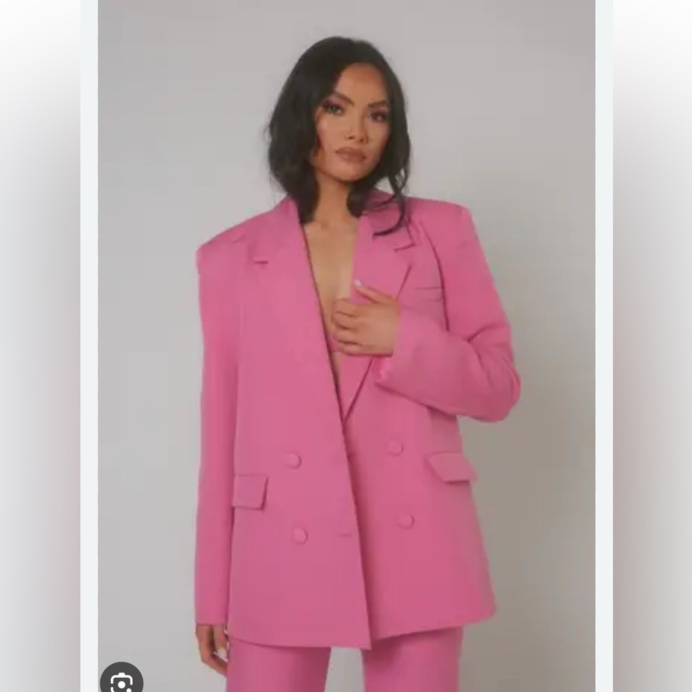 Sla the label body pink blazer